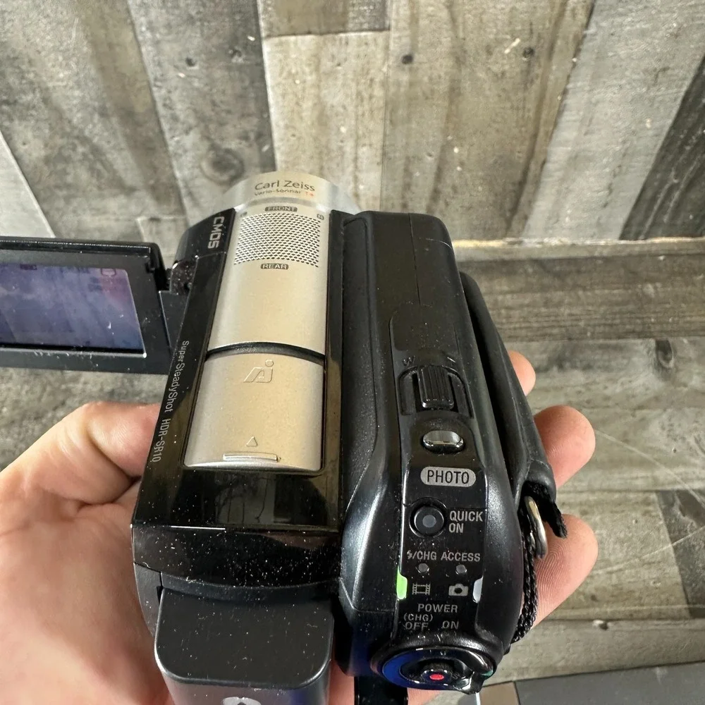 Sony Handycam Black HDR-SR10 digital Camcorder Full HD Tested